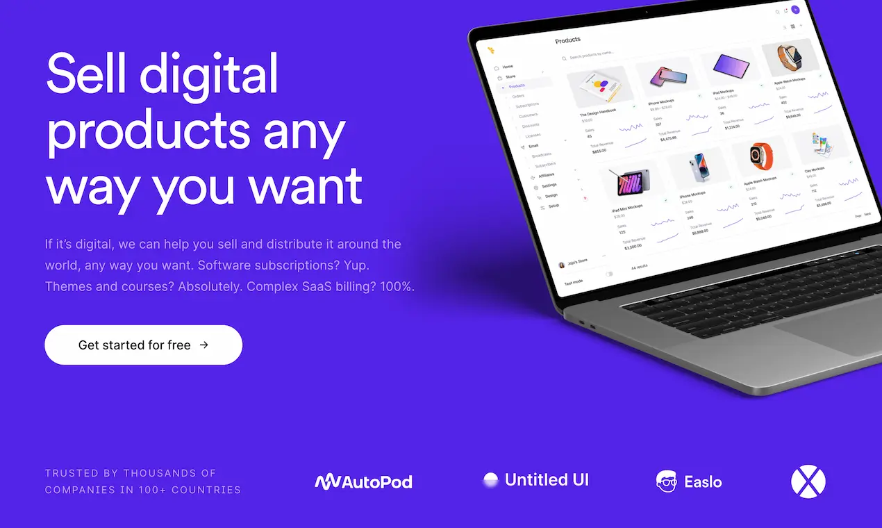 Lemon Squeezy Product Snapshot