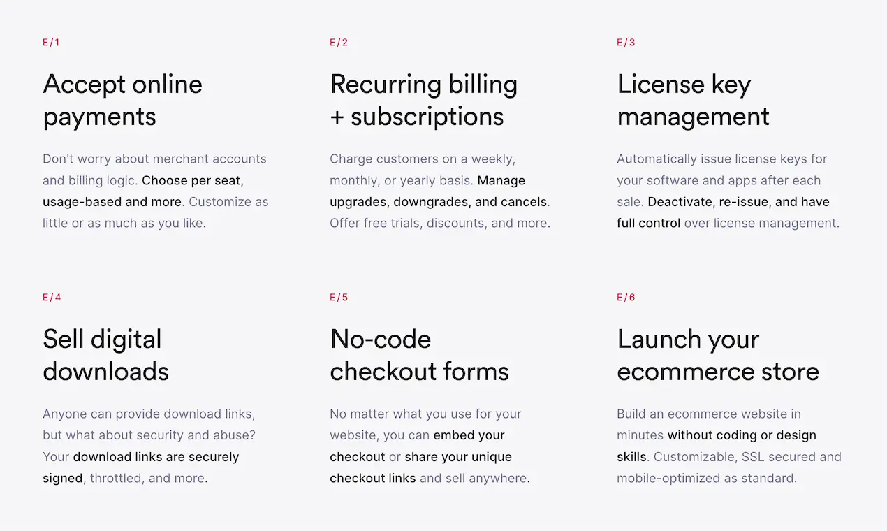 Lemon Squeezy Product Snapshot