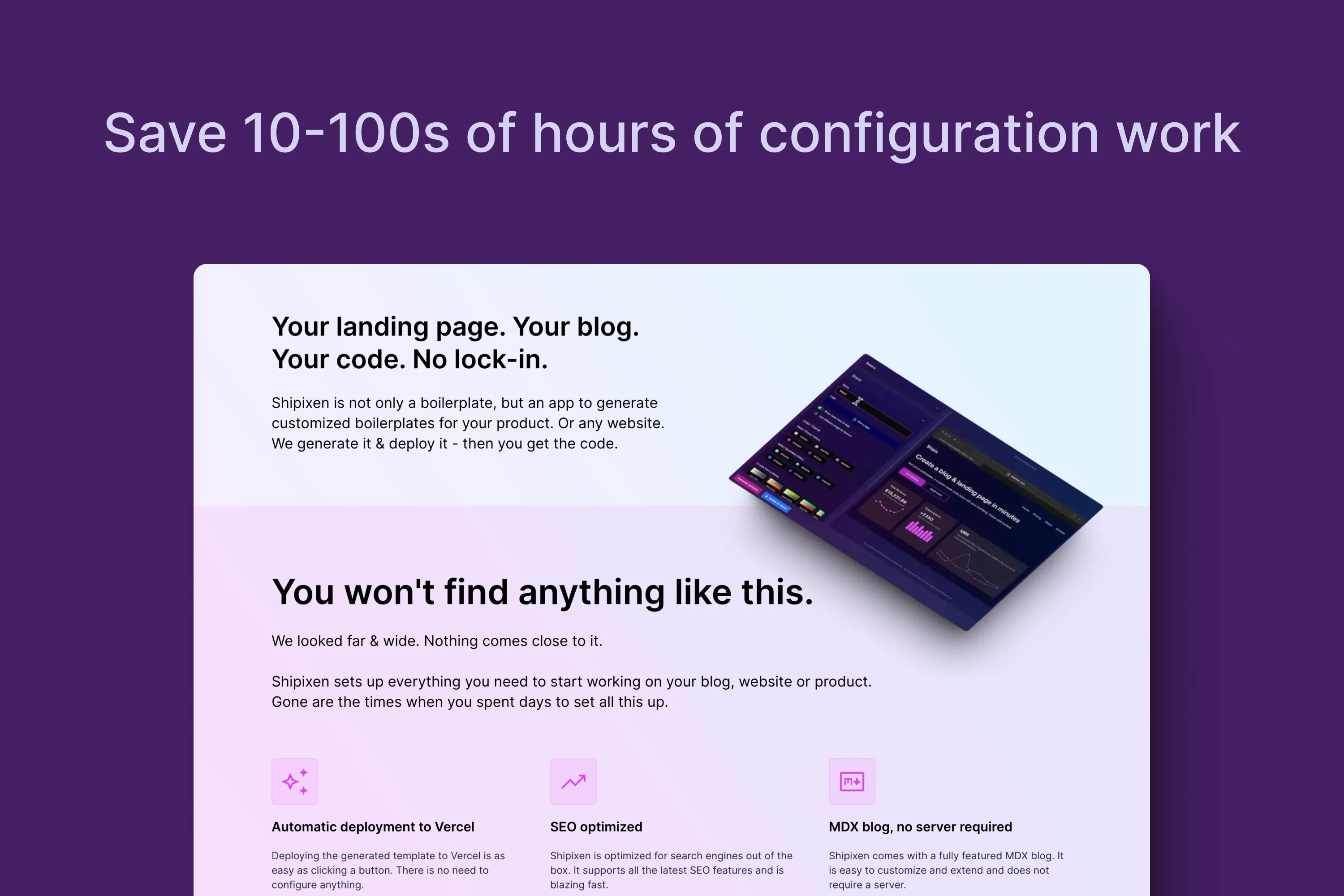 Shipixen Product Snapshot
